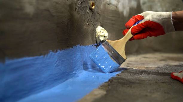 Commercial Vapor Barrier Installation project at a Bloomingburg, OH business property by SJ Waterproofing Pros